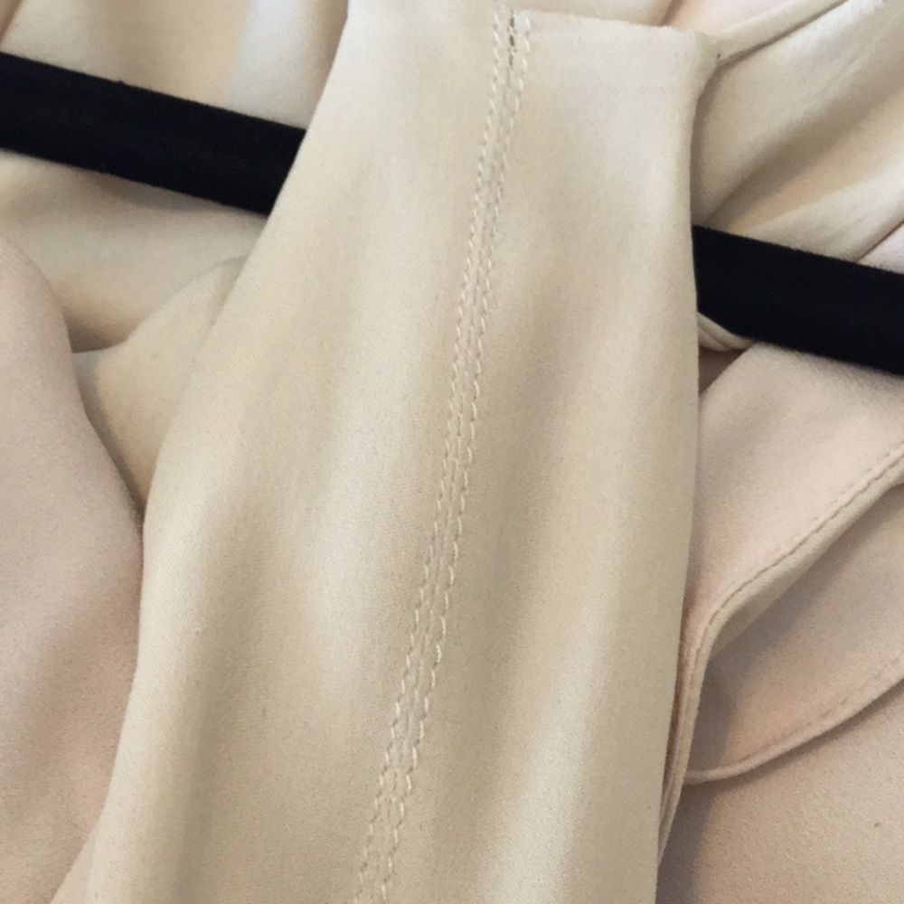 Haute Hippie Lace-up Draped Silk Crepe De Chine - Picture 4 of 8